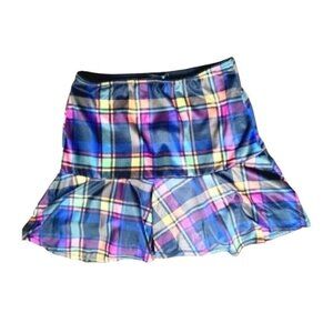 NWT Dolls Kill Delia's Running Wild Plaid Mini Skirt